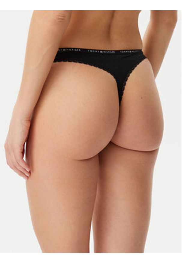 TOMMY HILFIGER - Tommy Hilfiger Komplet stringów UW0UW05954 Kolorowy. Materiał: bawełna. Wzór: kolorowy