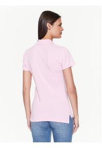 Polo Ralph Lauren Polo 211870245013 Różowy Slim Fit. Typ kołnierza: polo. Kolor: różowy. Materiał: bawełna #5