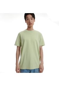 Reserved - T-shirt regular - Zielony. Kolor: zielony
