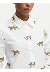LOLA CASADEMUNT Koszula LS2615059 Biały Regular Fit. Kolor: biały. Materiał: bawełna #3