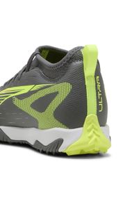 Puma - Młodzieżowe buty piłkarskie ULTRA 5 MATCH TT, średnia wysokość PUMA. Kolor: szary, niebieski, wielokolorowy, żółty. Sport: piłka nożna