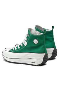 Rieker Sneakersy 90010-52 Zielony. Kolor: zielony