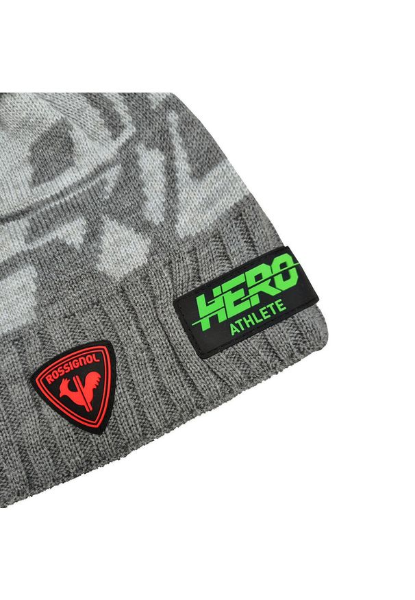 Czapka zimowa męska Rossignol Hero Pompon. Kolor: szary. Sezon: zima