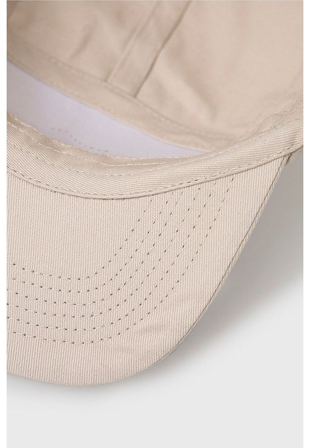 Jack & Jones czapka bawełniana kolor zielony z aplikacją. Kolor: zielony. Materiał: bawełna. Wzór: aplikacja