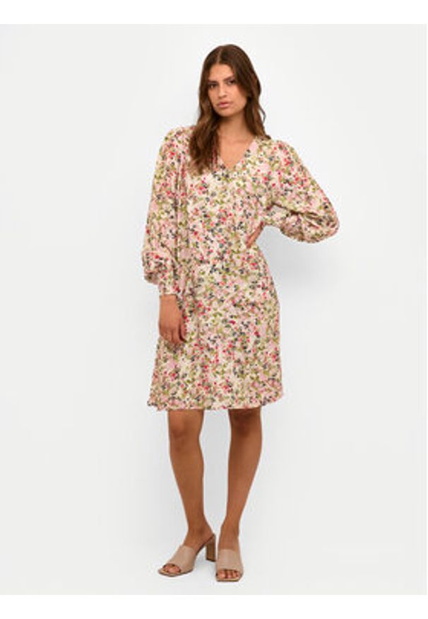 Kaffe Sukienka letnia Johanna 10508335 Różowy Regular Fit. Kolor: różowy. Materiał: wiskoza. Sezon: lato