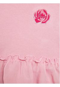 Guess Komplet kamizelka, sukienka i legginsy A3BG11 WC910 Różowy Regular Fit. Kolor: różowy. Materiał: syntetyk #10