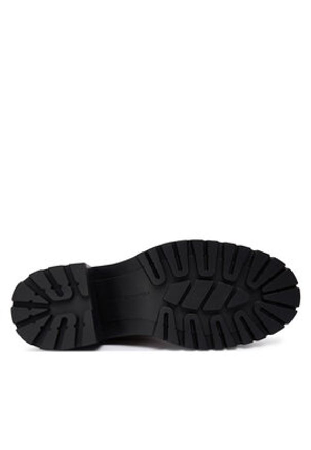 TOMMY HILFIGER - Tommy Hilfiger Botki Th Nubuck Chelsea Cleated Heel FW0FW09158 Beżowy. Kolor: beżowy. Materiał: skóra