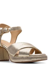 Clarks Sandały Ritzy75 Rae 26181303 Złoty. Kolor: złoty. Materiał: skóra #3