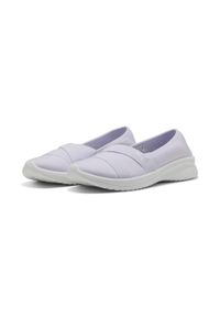 Puma - Damskie sneakersy Adelina 2 PUMA Lilac Frost White Purple. Kolor: biały, wielokolorowy, fioletowy. Szerokość cholewki: normalna