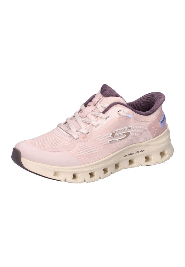 skechers - Buty sportowe damskie Skechers Glide step Pro pure Motion. Kolor: różowy. Materiał: materiał