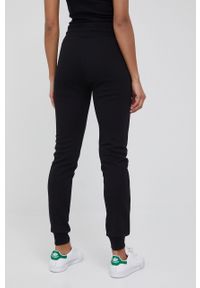 Colmar spodnie damskie kolor czarny z nadrukiem. Kolor: czarny. Wzór: nadruk
