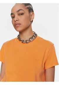 Patrizia Pepe T-Shirt 2M4373/J111-R824 Pomarańczowy Regular Fit. Kolor: pomarańczowy. Materiał: bawełna #3