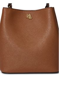 Lauren Ralph Lauren - LAUREN RALPH LAUREN Torebka 431969365002 Brązowy. Kolor: brązowy. Materiał: skórzane #5