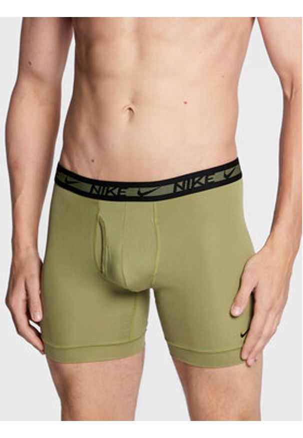 Nike Komplet 3 par bokserek 0000KE1153 Kolorowy. Materiał: syntetyk. Wzór: kolorowy