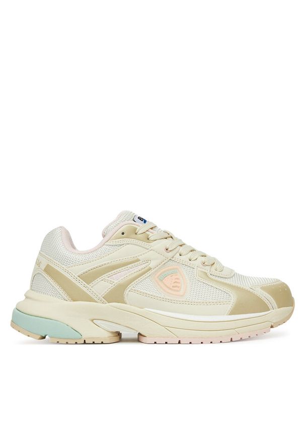 Sneakersy Blauer. Kolor: kremowy