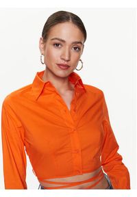 Pinko Koszula Caloroso 100697 Y6VW Pomarańczowy Regular Fit. Kolor: pomarańczowy. Materiał: bawełna #5