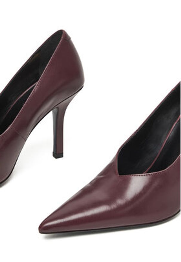 Patrizia Pepe Szpilki 8Z0106 L166 Fioletowy. Kolor: fioletowy. Materiał: skóra. Obcas: na szpilce