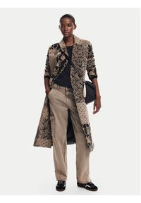 Desigual Płaszcz przejściowy Niza 24WWEW60 Beżowy Regular Fit. Kolor: beżowy. Materiał: syntetyk #5