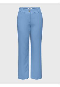 only - ONLY Spodnie materiałowe Lana 15267759 Niebieski Straight Fit. Kolor: niebieski. Materiał: materiał, syntetyk #4