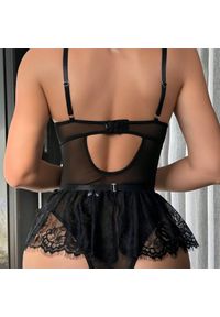 Intica - Body z koronką idealne na specjalne okazje Youngmi. Kolor: niebieski. Materiał: koronka. Wzór: koronka #3