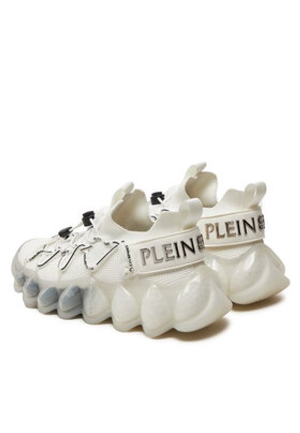 Plein Sport Sneakersy The Bubble Gen.X.02 Tiger PACS USC0432 STE003N Biały. Kolor: biały. Materiał: materiał