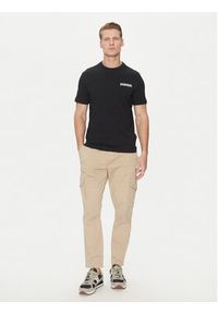 Napapijri T-Shirt S-Sovana NP0A4IE4 Czarny Regular Fit. Kolor: czarny. Materiał: bawełna #2