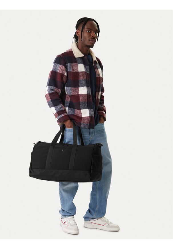 TOMMY HILFIGER - Tommy Hilfiger Torba na laptopa Th Travel Duffle AM0AM14070 Czarny. Kolor: czarny. Materiał: materiał