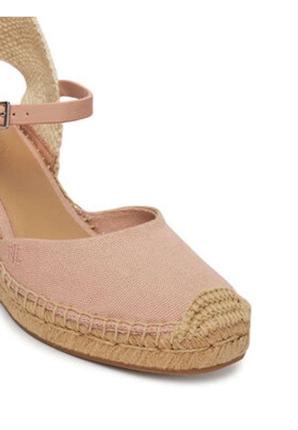 Lauren Ralph Lauren - LAUREN RALPH LAUREN Espadryle Robby 802961836005 Różowy. Kolor: różowy. Materiał: materiał