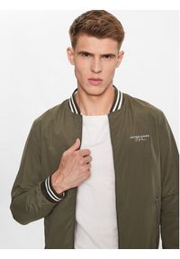 Jack & Jones - Jack&Jones Kurtka bomber Splash 12234723 Zielony Regular Fit. Kolor: zielony. Materiał: syntetyk #7