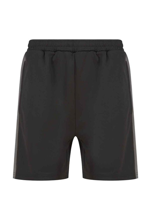 FINDEN & HALES - Spodenki Z Dzianiny Z Kieszenią Dla Dorosłych Unisex. Kolor: wielokolorowy, czarny, szary. Materiał: dzianina