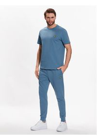 Lyle & Scott Spodnie dresowe Skinny Sweatpant ML822VOG Niebieski Skinny Fit. Kolor: niebieski. Materiał: bawełna, dresówka