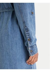 Guess Jeans Sukienka jeansowa W6RK26 D5M81 Niebieski Regular Fit. Kolor: niebieski. Materiał: bawełna #4