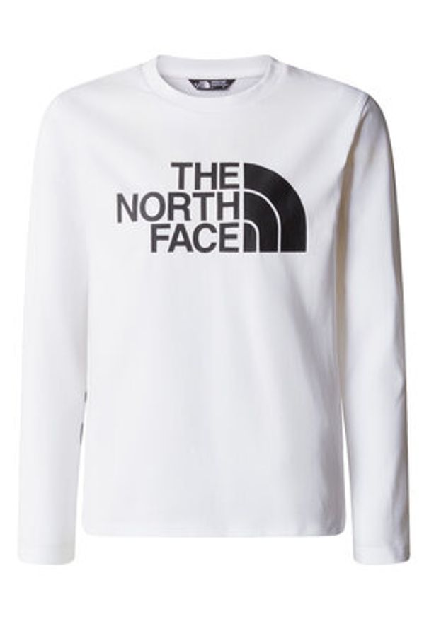 The North Face Bluzka Easy NF0A89J2 Biały Regular Fit. Kolor: biały. Materiał: bawełna