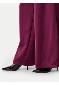 Rinascimento Spodnie palazzo CFC0124993003 Bordowy Wide Leg. Kolor: czerwony. Materiał: syntetyk