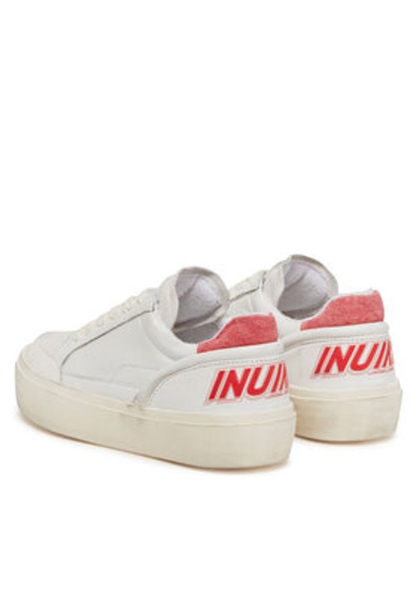 Inuikii Sneakersy Lila Low 30102-850 Biały. Kolor: biały. Materiał: skóra
