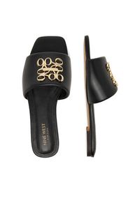 Nine West Klapki CEO-SMRL393663-02 Czarny. Kolor: czarny. Materiał: materiał #7