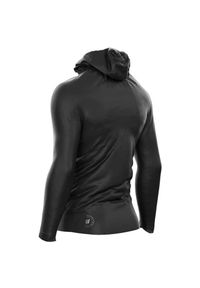 Kurtka do biegania męska Compressport Hurricane Waterproof 10/10 Jacket. Kolor: czarny