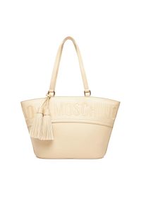 Love Moschino - LOVE MOSCHINO Torebka JC4285PP0MKJ0104 Écru. Materiał: skórzane