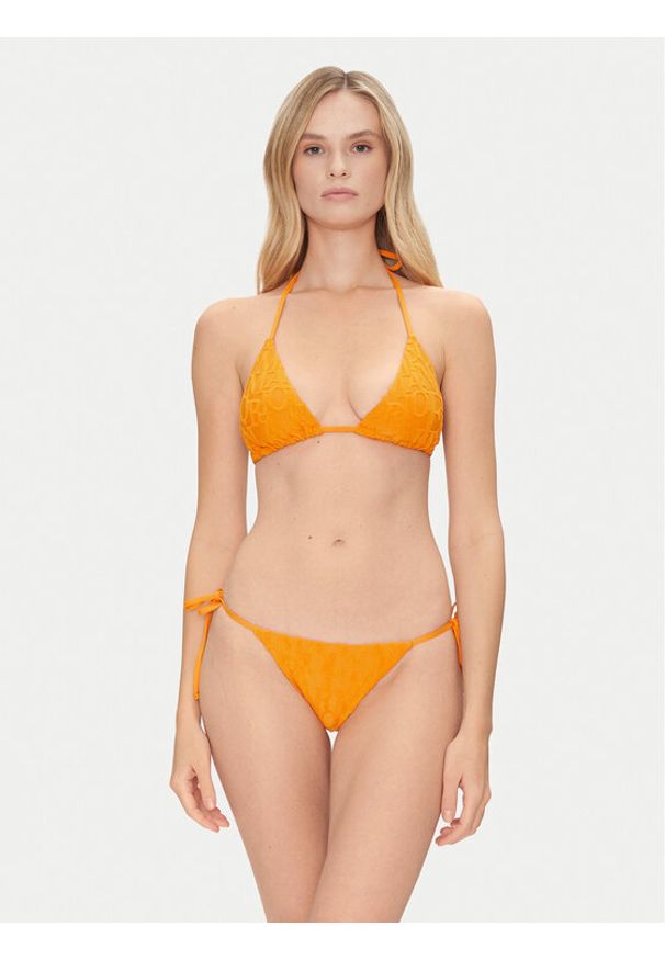 Emporio Armani Bikini EW000786 AF12185 F3003 Pomarańczowy. Kolor: pomarańczowy. Materiał: syntetyk
