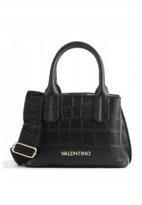 Valentino by Mario Valentino - VALENTINO Czarna torebka Windy Shopping. Kolor: czarny. Materiał: skórzane #2