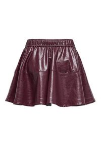 only - ONLY Spódnica z imitacji skóry Jacky 15355512 Fioletowy Regular Fit. Kolor: fioletowy. Materiał: skóra #6