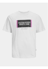 Jack & Jones - Jack&Jones T-Shirt Lafayette 12252681 Biały Standard Fit. Kolor: biały. Materiał: bawełna #5