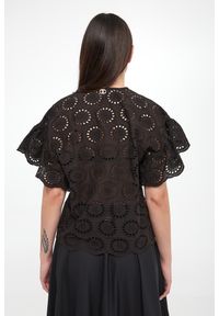 Twinset Milano - Bluzka damska w haft angielski TWINSET. Wzór: haft