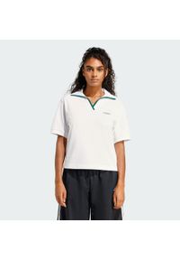 Adidas - Koszulka polo Seasonal Essentials Colorpop with Embroidered Graphic. Okazja: na co dzień. Typ kołnierza: polo. Kolor: biały, wielokolorowy, zielony. Styl: klasyczny, casual #1
