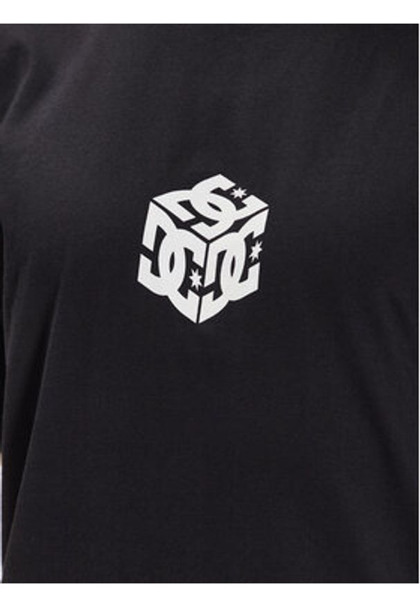 DC T-Shirt Jaakko Cubic ADYZT05260 Czarny Relaxed Fit. Kolor: czarny. Materiał: bawełna