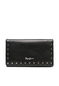 Pepe Jeans Portfel damski PL070202 Czarny. Kolor: czarny