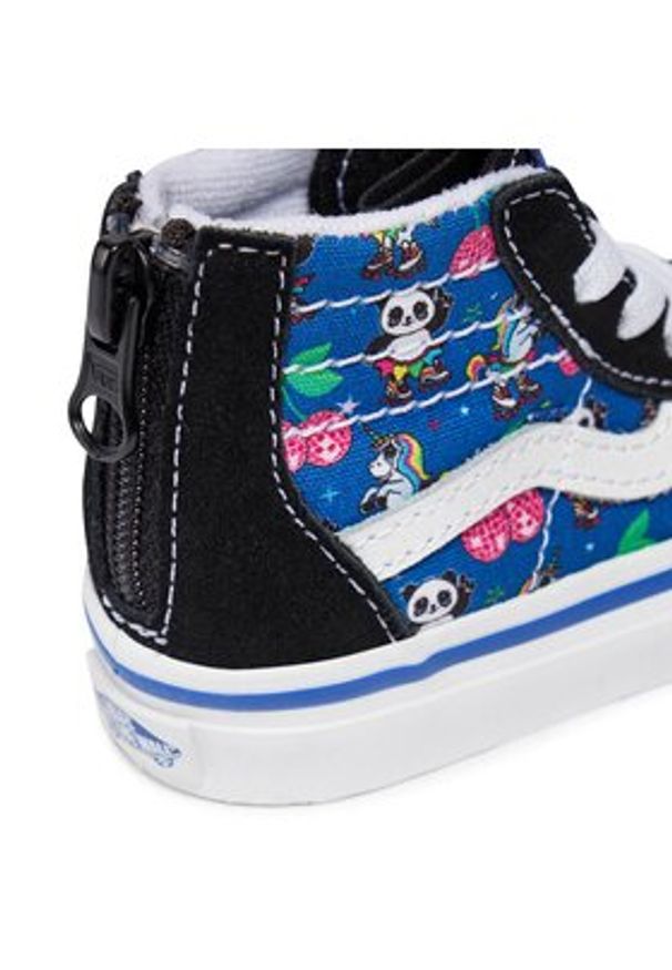 Vans Tenisówki Td Sk8-Hi Zip VN000XG5BOQ1 Czarny. Kolor: czarny. Materiał: materiał