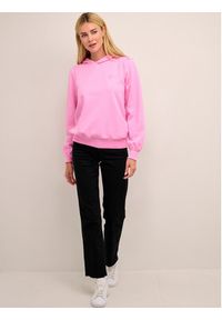 Kaffe Bluza Sally 10507152 Różowy Regular Fit. Kolor: różowy. Materiał: bawełna, syntetyk #5