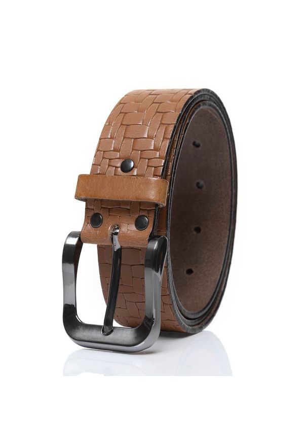 Mustang - MUSTANG PASEK SKÓRZANY SOPO-MUS098 661 40mm Ledergürtel (RK 2647A). Materiał: skóra. Wzór: paski. Styl: elegancki, klasyczny