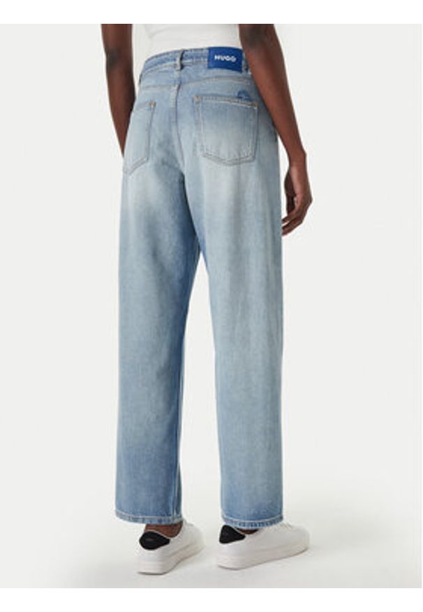 Hugo - HUGO Jeansy 50561548 Niebieski Regular Fit. Kolor: niebieski